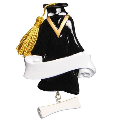 Grad Gown Personalized Christmas Ornament - Lovable Ornaments