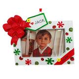 Christmas Frame Red Green Personalized Christmas Ornaments - Lovable Ornaments