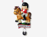 Horse Rider Personalized Christmas Ornament - Lovable Ornaments